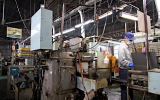 旭鉄工の西尾工場は古い機械設備にもIoTを導入した（愛知県西尾市）
