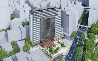 17年春に開業予定の複合ビル「渋谷キャスト」（完成イメージ）