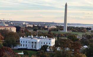 ホワイトハウスとワシントン記念碑