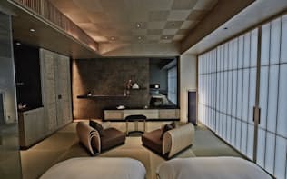 日本旅館「星のや東京」の客室