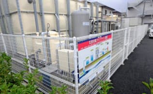 災害時には近隣住民に地下水を提供する（熊本市の武蔵ケ丘病院が設置した井戸）