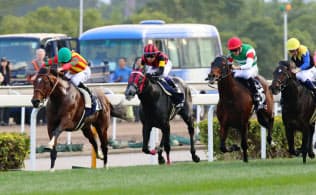 香港国際の売り上げは香港マイル、モーリス(左)が制した香港カップで盛り返したが、全体的には低調=共同 香港国際の売り上げは香港マイル、モーリス(左)が制した香港カップで盛り返したが、全体的には低調=共同