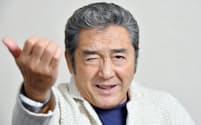 釣り人としても一流だった俳優の松方弘樹さん（2015年9月のインタビューで撮影）