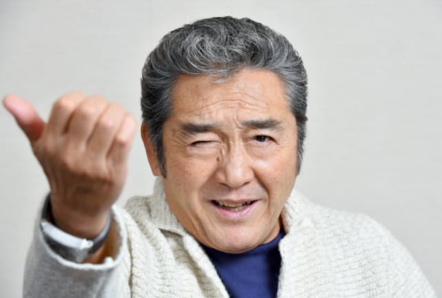 釣り人としても一流だった俳優の松方弘樹さん（2015年9月のインタビューで撮影）