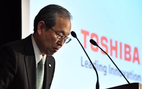 R I 東芝を B に3段階格下げ 格下げ方向のモニター継続 日本経済新聞