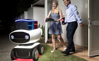 ドミノ・ピザがオーストラリアで試運転している、ピザ宅配の自動運転ロボット「DRU（ドリュー）」