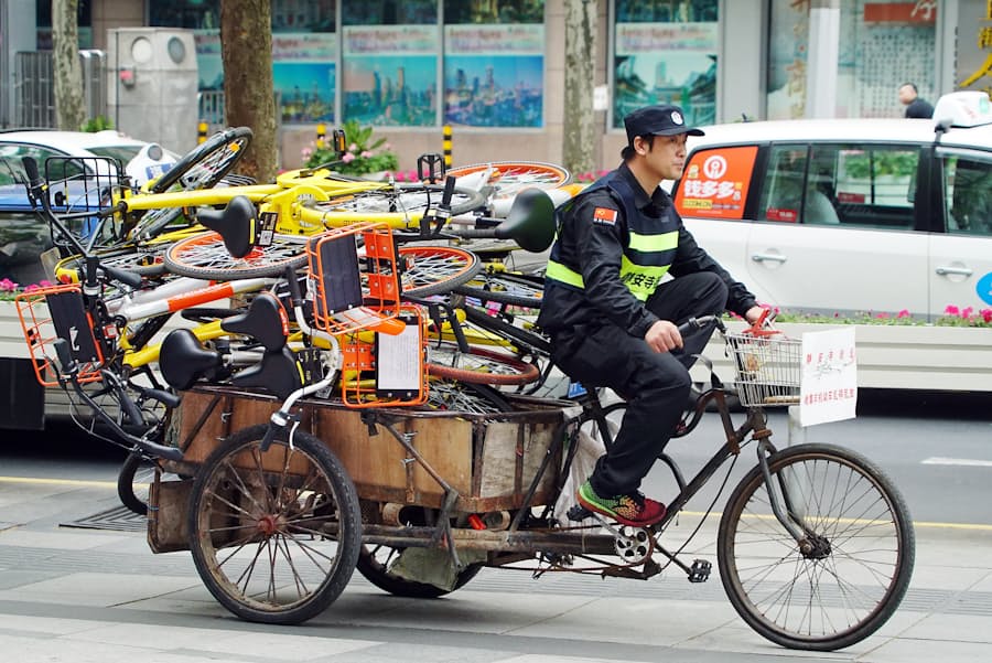 中国 自転車大国 シェアで復活 カギはスマホアプリ In Focus 日本経済新聞