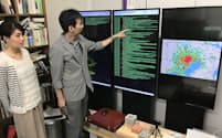 奈良先端科学技術大学院大学（奈良県生駒市）では、地域ごとのツイッターをAIで解析し、インフルエンザの感染経路などを予測する