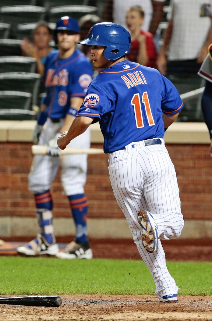 青木 八回に四球と得点 イチローは出場せず 日本経済新聞