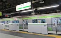 JR東日本のホームドア新設で施工シェア5割を目指す（東京都港区の品川駅）