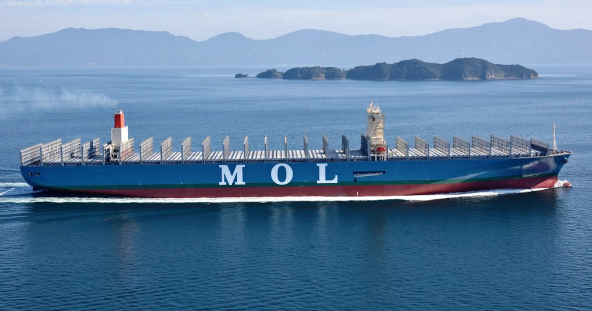 1隻でコンテナ2万個 日本で初竣工 商船三井が公開 日本経済新聞 1隻でコンテナ2万個 日本で初竣工 商船三井が公開 日本経済新聞