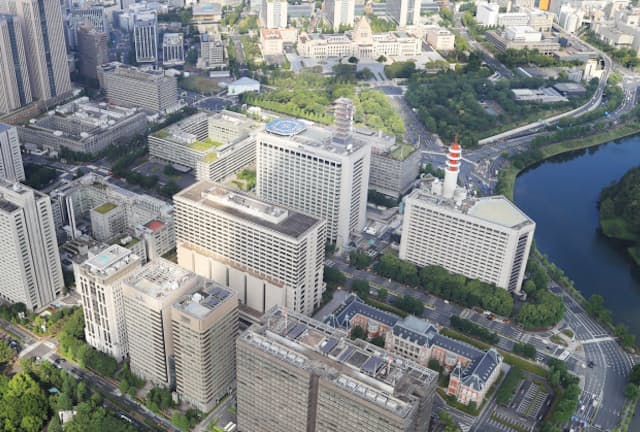 日本の政策立案にEBPMは浸透するか（東京・霞が関の官庁街）