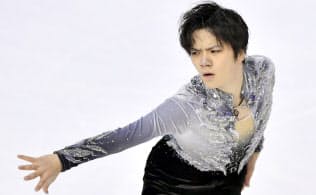 シニア3季目を迎えた宇野=共同 シニア3季目を迎えた宇野=共同