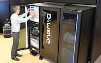 Dウエーブ社の量子コンピューター（カナダ・バンクーバー）