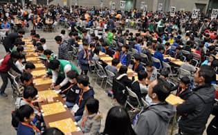 昨秋のテーブルマークこども大会東京大会には3600人の小学生が参加した