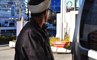 韓国製ガソリンの流入増は店頭価格の上昇抑制につながる（都内の給油所）