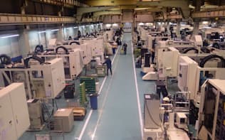 工作機械業界は活況が続く（神奈川県愛川町の牧野フライス製作所厚木事業所）