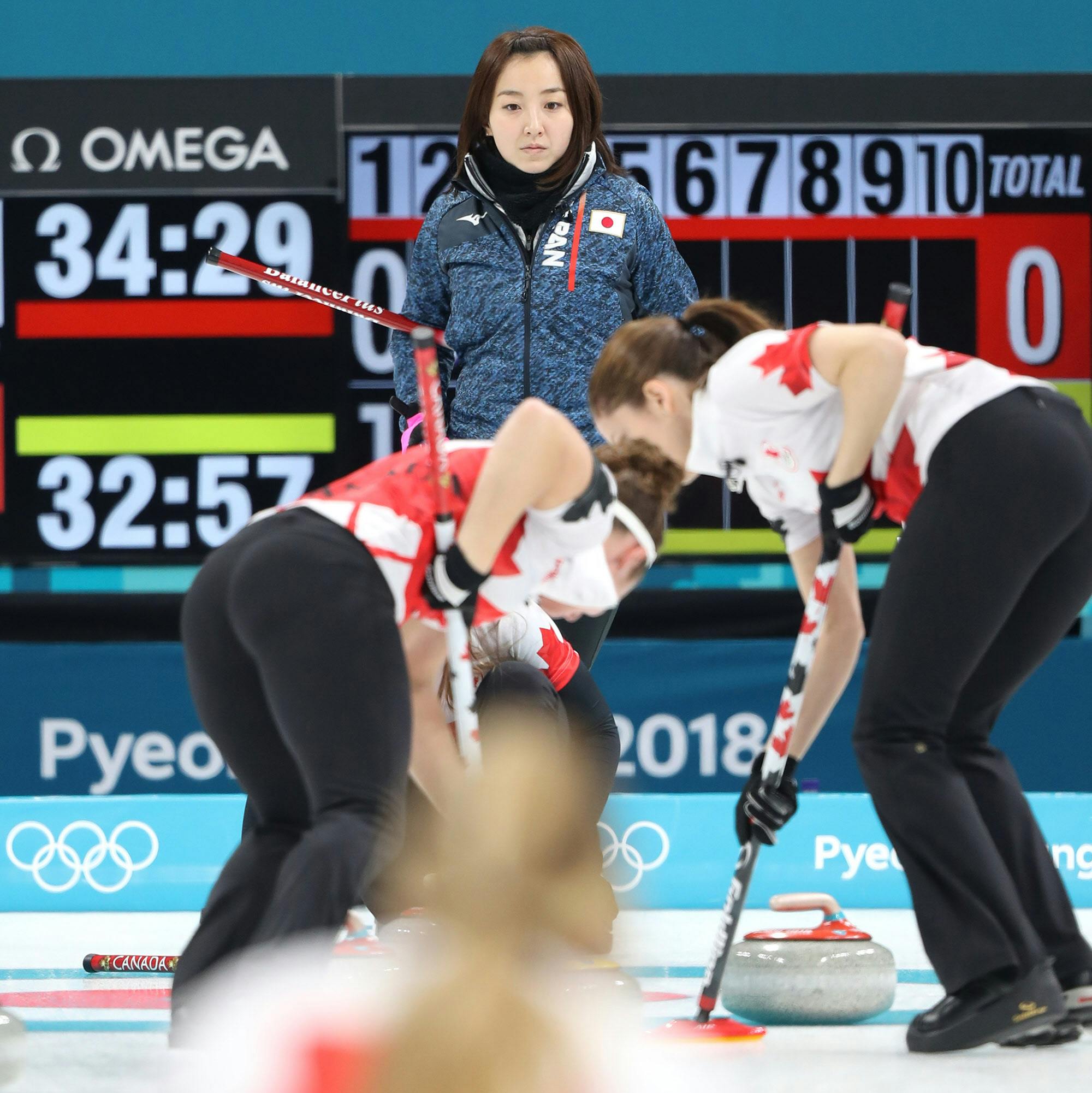 カーリング日本女子 カナダに敗れ2敗目 写真 日本経済新聞 カーリング日本女子 カナダに敗れ2敗目 写真 日本経済新聞