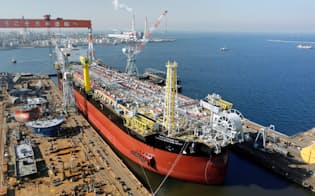 三井造船は洋上石油・ガス生産貯蔵設備の受注が好調だ