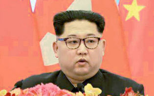 北朝鮮の金正恩委員長=共同 北朝鮮の金正恩委員長=共同