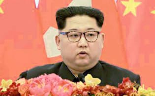 北朝鮮の金正恩委員長=共同