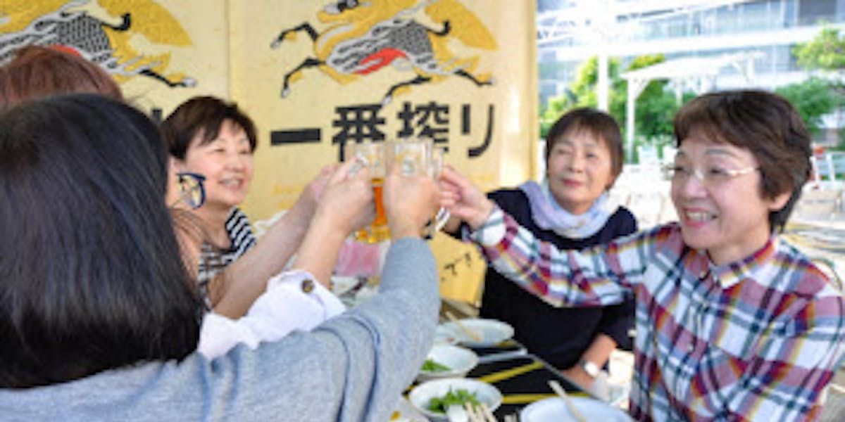 名鉄百貨店 屋上ビアガーデン開業 10月8日まで 日本経済新聞