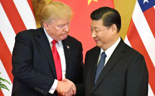 米中の貿易協議が続いている=共同 米中の貿易協議が続いている=共同
