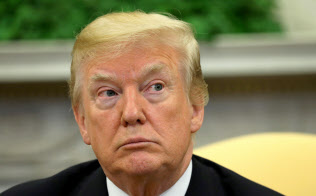 トランプ大統領は6月12日の米朝首脳会談を目指していると表明した=ロイター トランプ大統領は6月12日の米朝首脳会談を目指していると表明した=ロイター