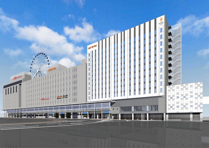 松山市駅にベッセルホテルズ 伊予鉄g 21年夏に四国初 日本経済新聞