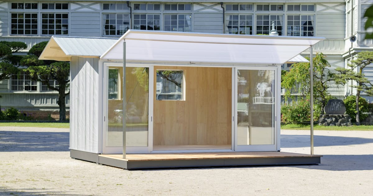 隈研吾氏デザインの小屋 植田板金店 限定販売 日本経済新聞 隈研吾氏デザインの小屋 植田板金店 限定販売 日本経済新聞