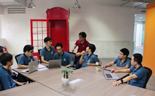 シナモンのベトナムの開発拠点にはAI技術者が集う（ハノイ）