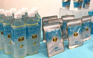 乳酸菌ブランド「イミューズ」を清涼飲料やサプリメントなどで展開する