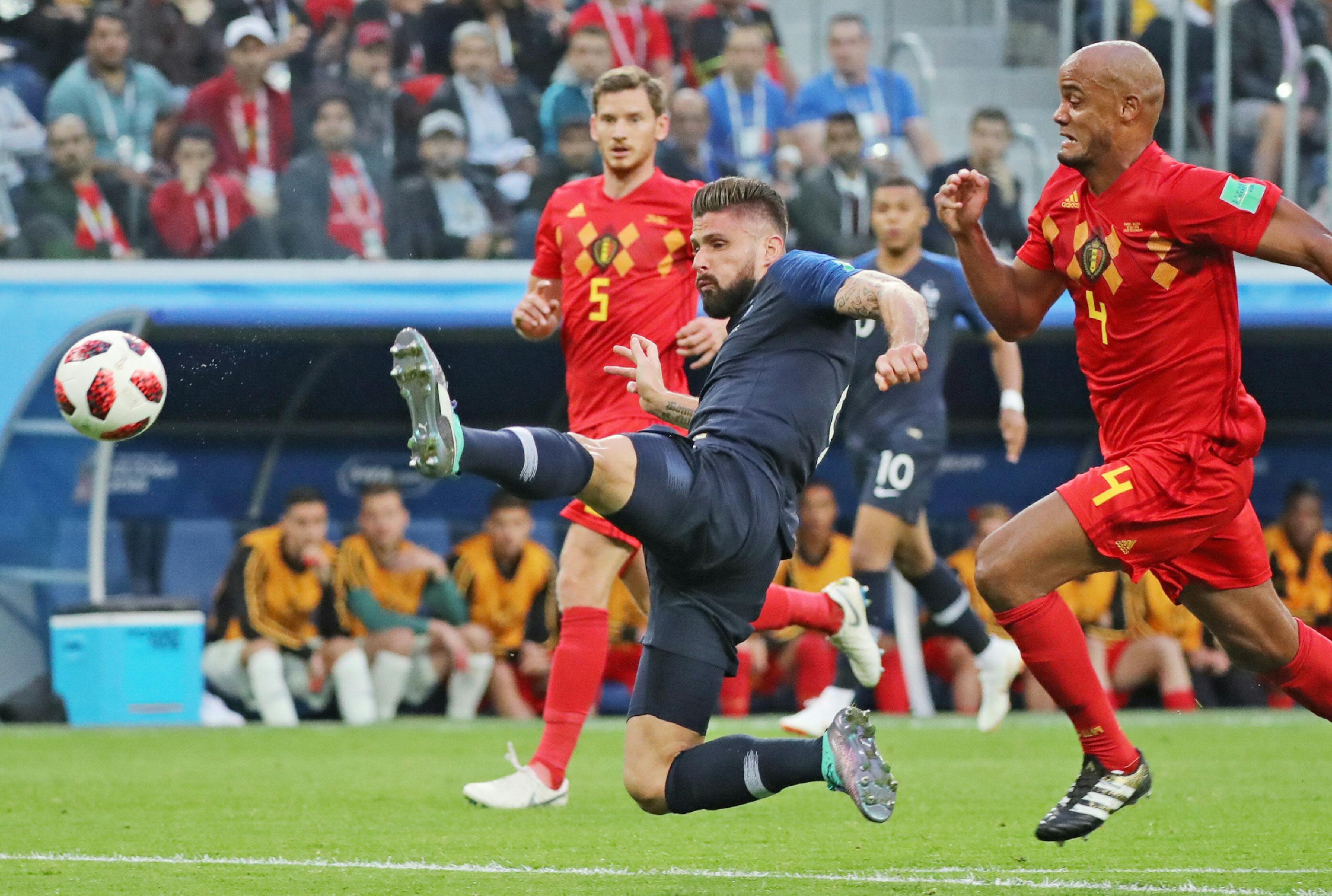 フランス 決勝進出 ベルギーを破る 写真 日本経済新聞 フランス 決勝進出 ベルギーを破る 写真 日本経済新聞