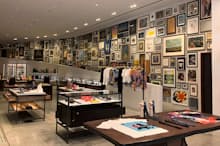 ポール・スミス六本木店には、23メートルのアート・ウォールを配置（東京・港）