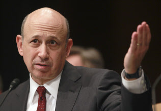 Goldman Sachs Chairman and CEO Lloyd Blankfein gestures during his testimony before the Senate Homeland Security and Governmental Affairs Investigations Subcommittee hearing on Goldman Sachs Chairman and CEO Lloyd Blankfein gestures during his testimony before the Senate Homeland Security and Governmental Affairs Investigations Subcommittee hearing on