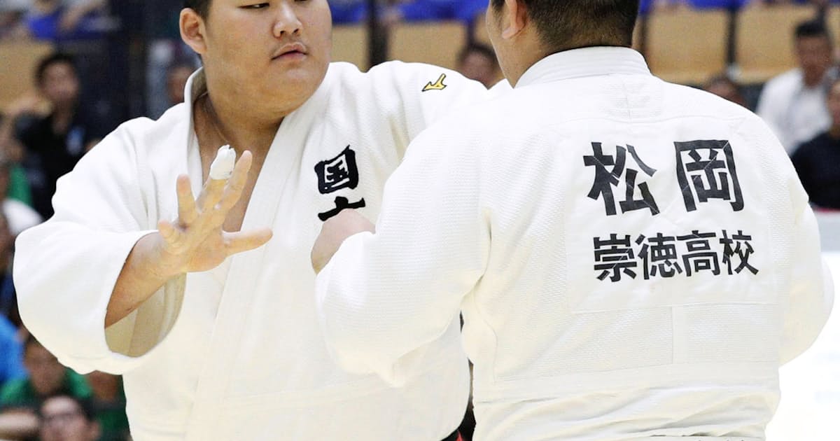 柔道男子100キロ超級 斉藤立が優勝 高校総体 日本経済新聞 柔道男子100キロ超級 斉藤立が優勝 高校総体 日本経済新聞