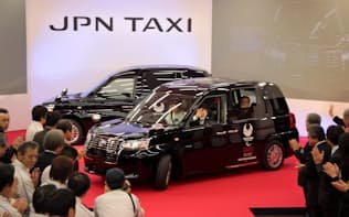 ジャパンタクシー、新型タクシーのラインオフ