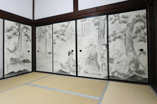 サブカル 襖絵に挑む 釣りバカ エヴァ 一休の大徳寺に もっと関西 日本経済新聞