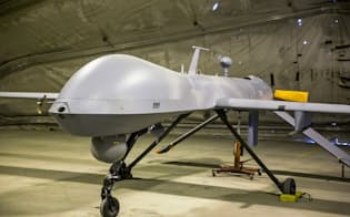 米軍の無人機「プレデター」は遠隔操作で飛行する=ロイター