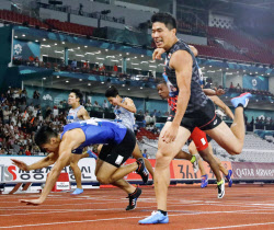 陸上男子0で小池が優勝 飯塚は6位 アジア大会 日本経済新聞