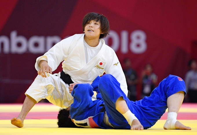 柔道 玉置桃 鍋倉那美ら4人が 金 アジア大会 日本経済新聞