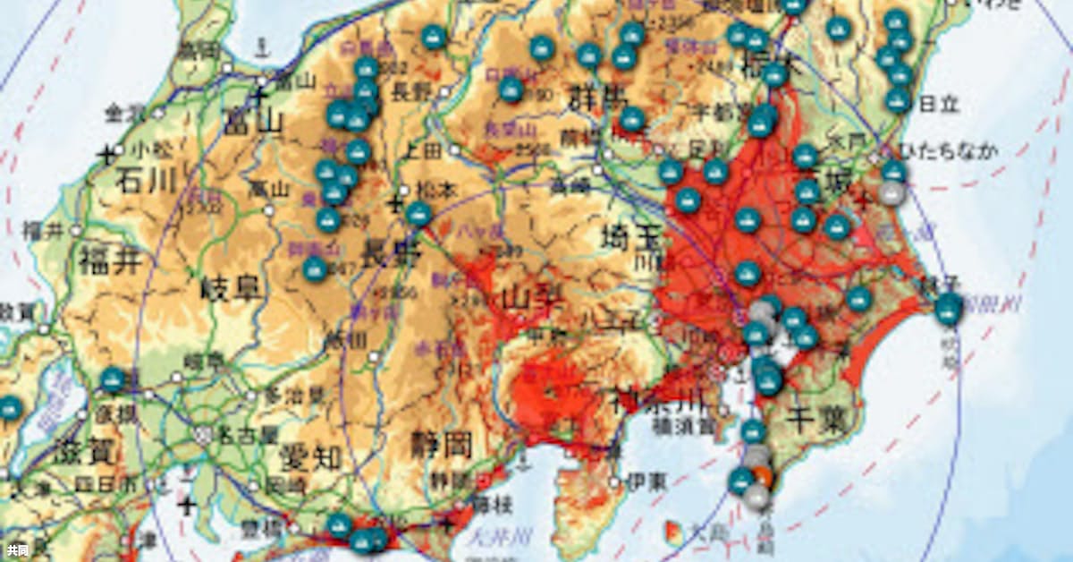 富士山見えるマップ公開 ネットで簡単検索 日本経済新聞