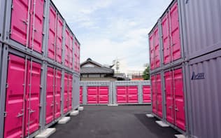 コンテナを直接設置する屋外型トランクルーム（横浜市）