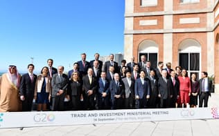 日米中などはG20貿易相会合に閣僚の派遣を見送った（アルゼンチン・マルデルプラタ）