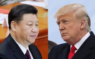 中国の習近平国家主席(左)と、トランプ米大統領(AP) 中国の習近平国家主席(左)と、トランプ米大統領(AP)