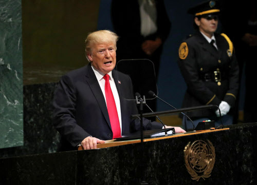 対中 貿易不均衡 認めず トランプ氏 国連で演説 日本経済新聞