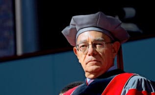 MITのラファエル・リーフ学長(5日)=ロイター MITのラファエル・リーフ学長(5日)=ロイター