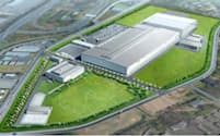 IHIが新設する埼玉県鶴ケ島市の新工場のイメージ