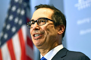 ムニューシン米財務長官=AP ムニューシン米財務長官=AP