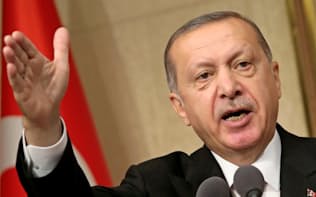 トルコのエルドアン大統領=ロイター